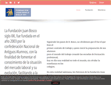 Tablet Screenshot of fundacionjuanbosco.es